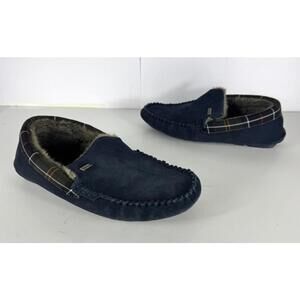 Barbour Suede Mocassin Winter Warm Monty Driving Shoes Size UK 7 / US 8